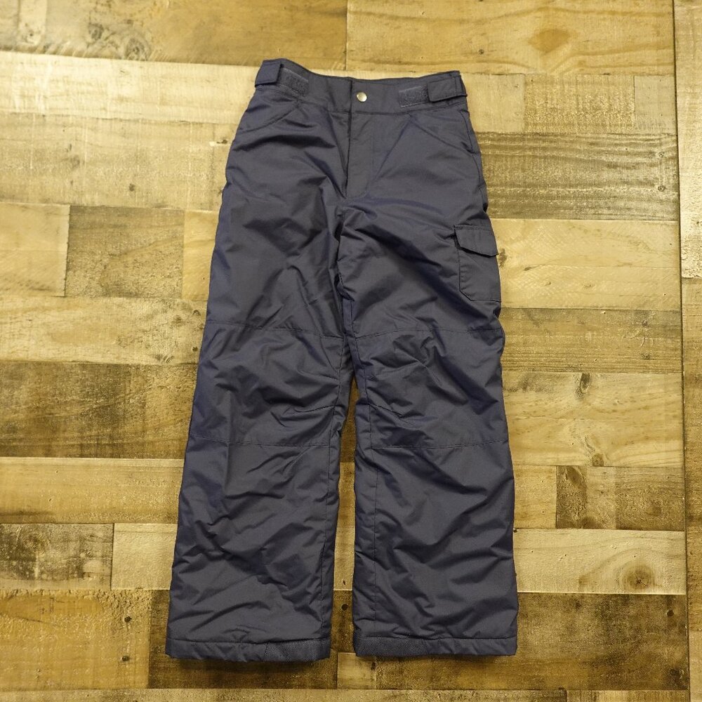 Columbia Snow Pants Youth Medium Navy Insulated Ski Winter Outdoor 10/12‎